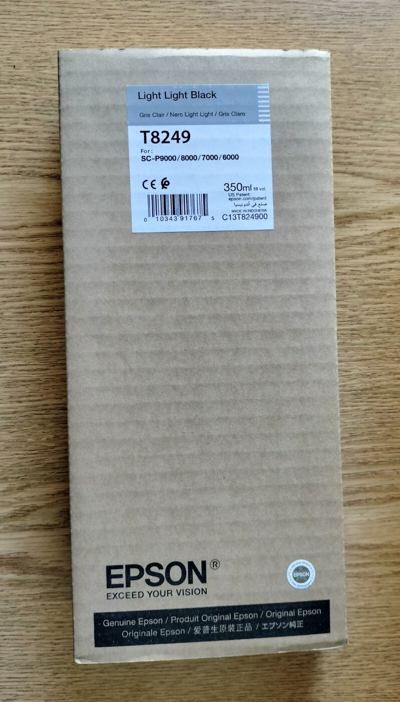 05-2024 Epson T8249 Light Light Black Ink 350ml For SC-P9000/8000/7000/6000