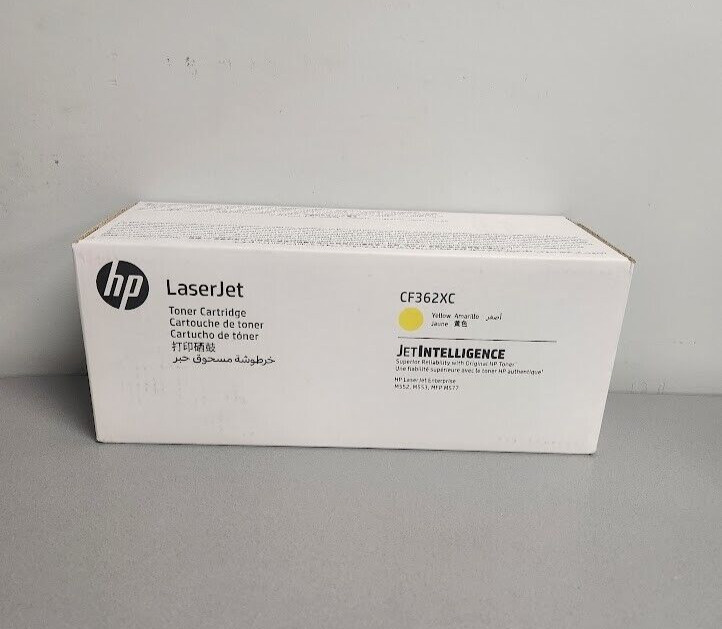 HP CF362XC Yellow Toner - High Yield 508X, for HP M553 M577 Printers