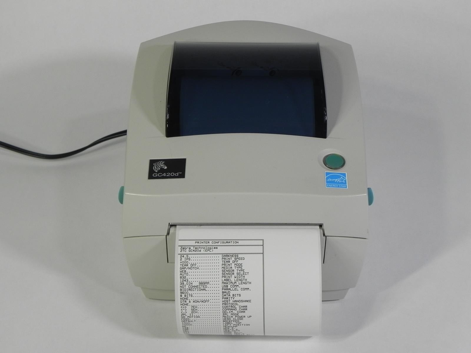 Zebra GC420D Direct Thermal Shipping Label Barcode Printer