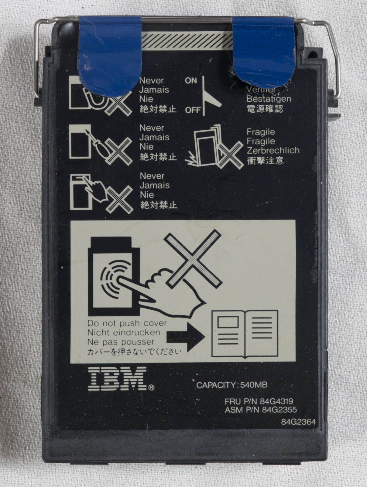 IBM ThinkPad 750 755 355 360 540MB hard drive tested to boot DOS 84G4319