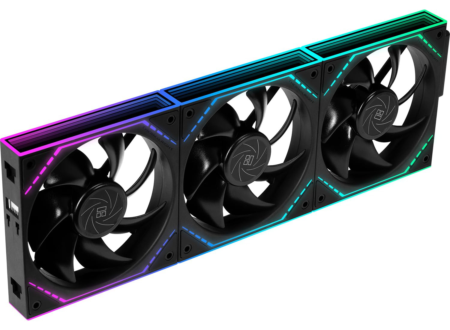 Thermalright TL-M12Q X3 120Mm PC Case Fans, 2000RPM High Airflow, ARGB Daisy-Cha