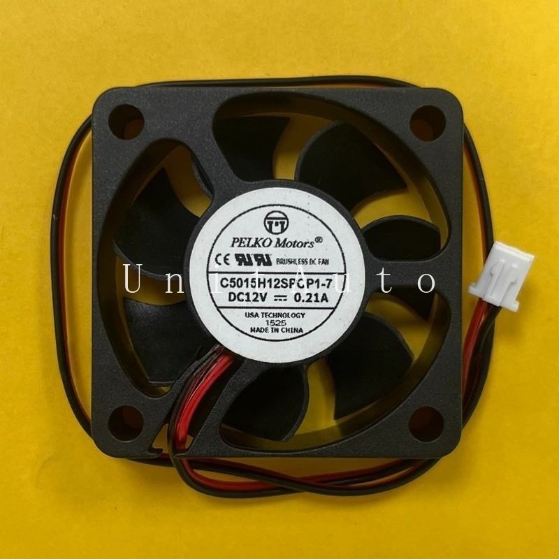 1PCS Open Box PELKO MOTORS C5015H12SPCP1-7 5015 5CM 12V 0.21A Cooling Fan