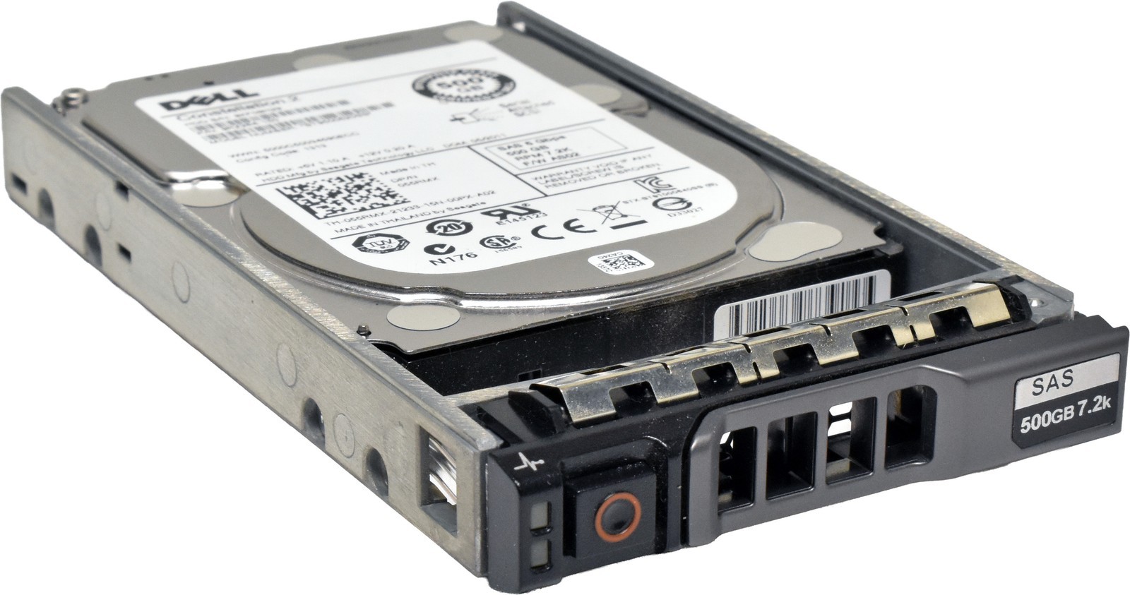 Seagate 500GB 2.5" 7.2K 6G SAS HDD ST9500620SS +Caddy 0G176J for R720 R730