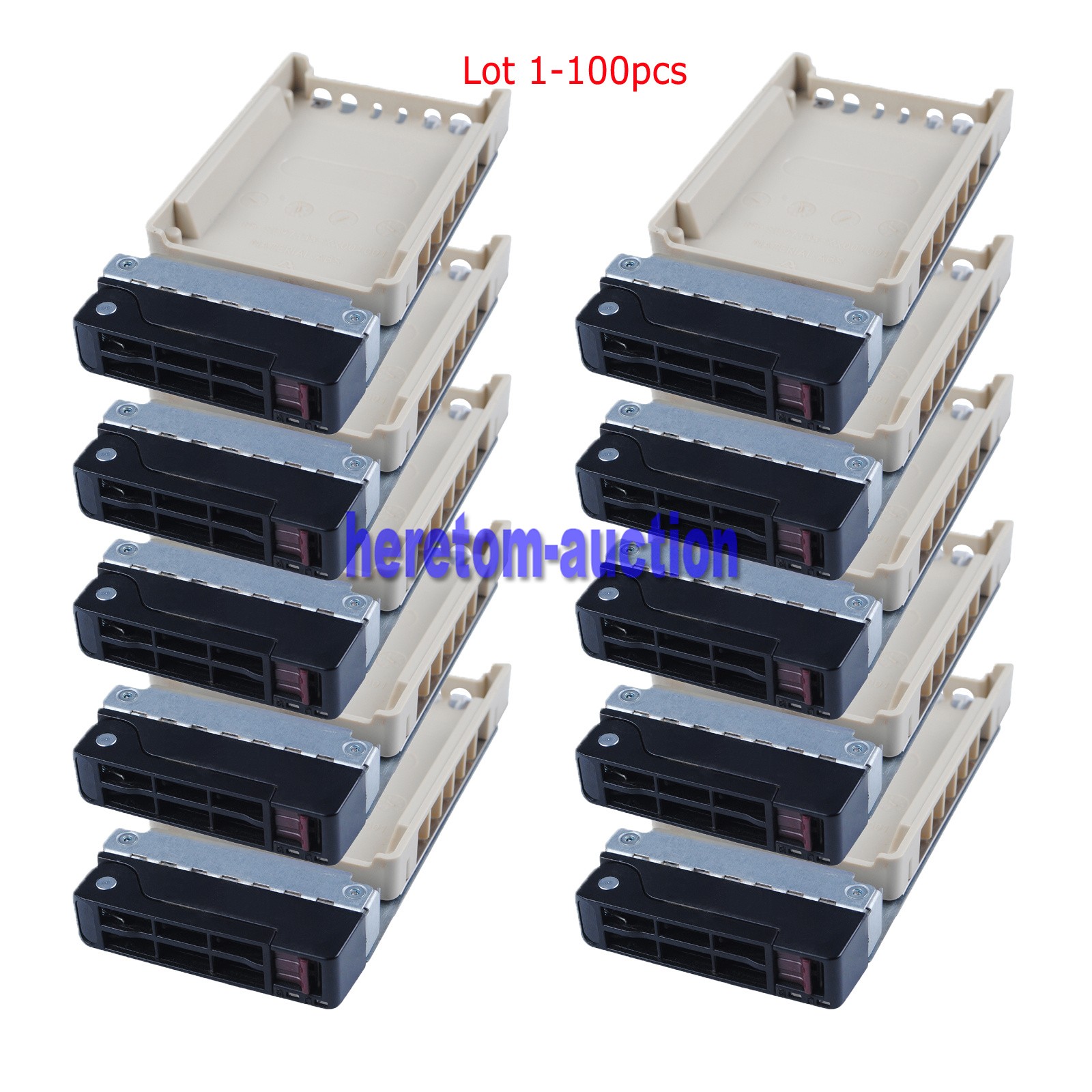Lot Supermicro MCP-220-00098-0B Gen1.5 Hot-Swap 2.5" Hard Drive Tray Caddy