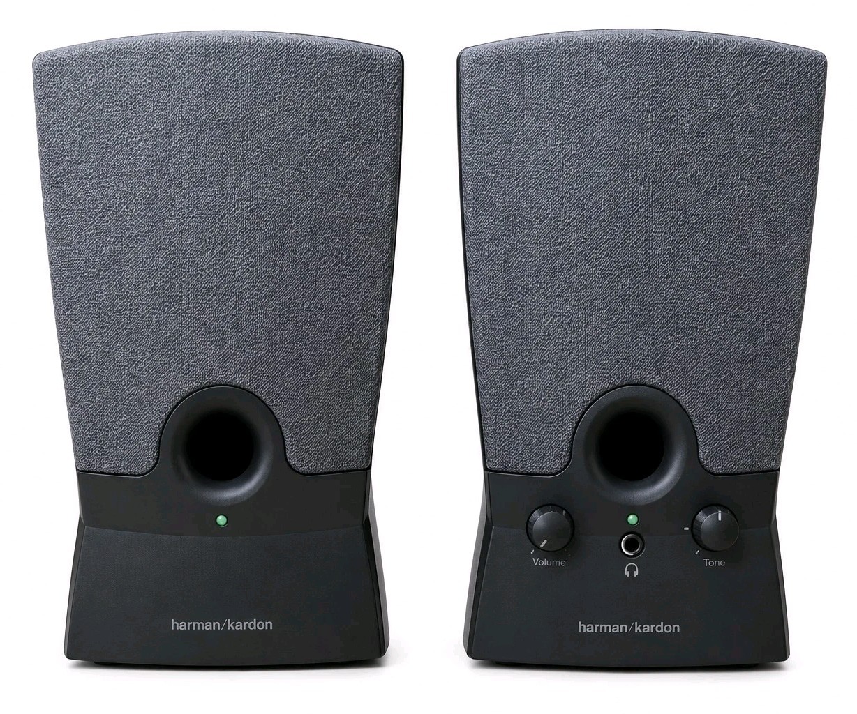 Harman Kardon HK195 Multimedia Computer Speakers Black Grey Wired Audio System