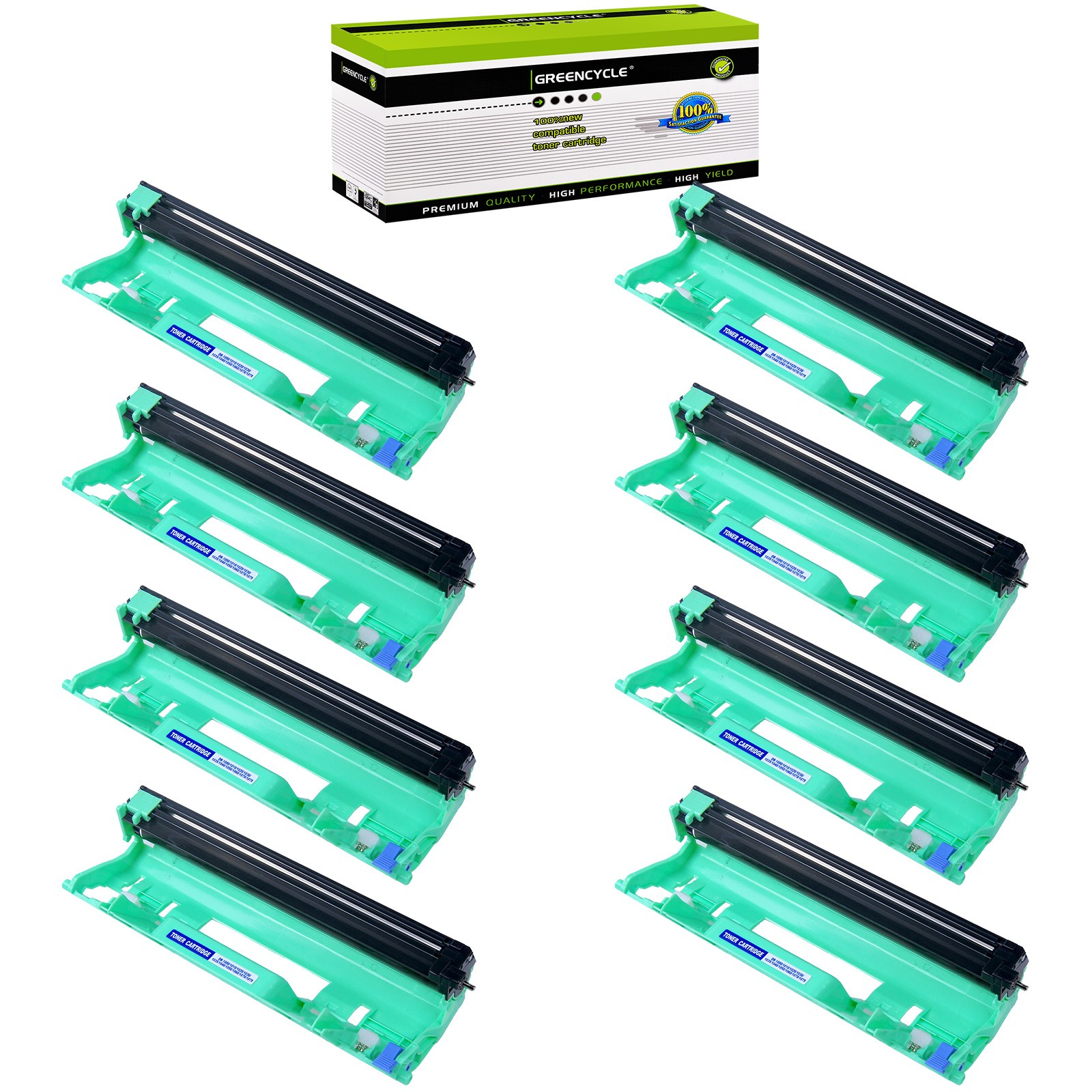 8PK DR1000 Drum Unit Compatible with Brother MFC-1810 1810E 1810R DCP-1512E 1512