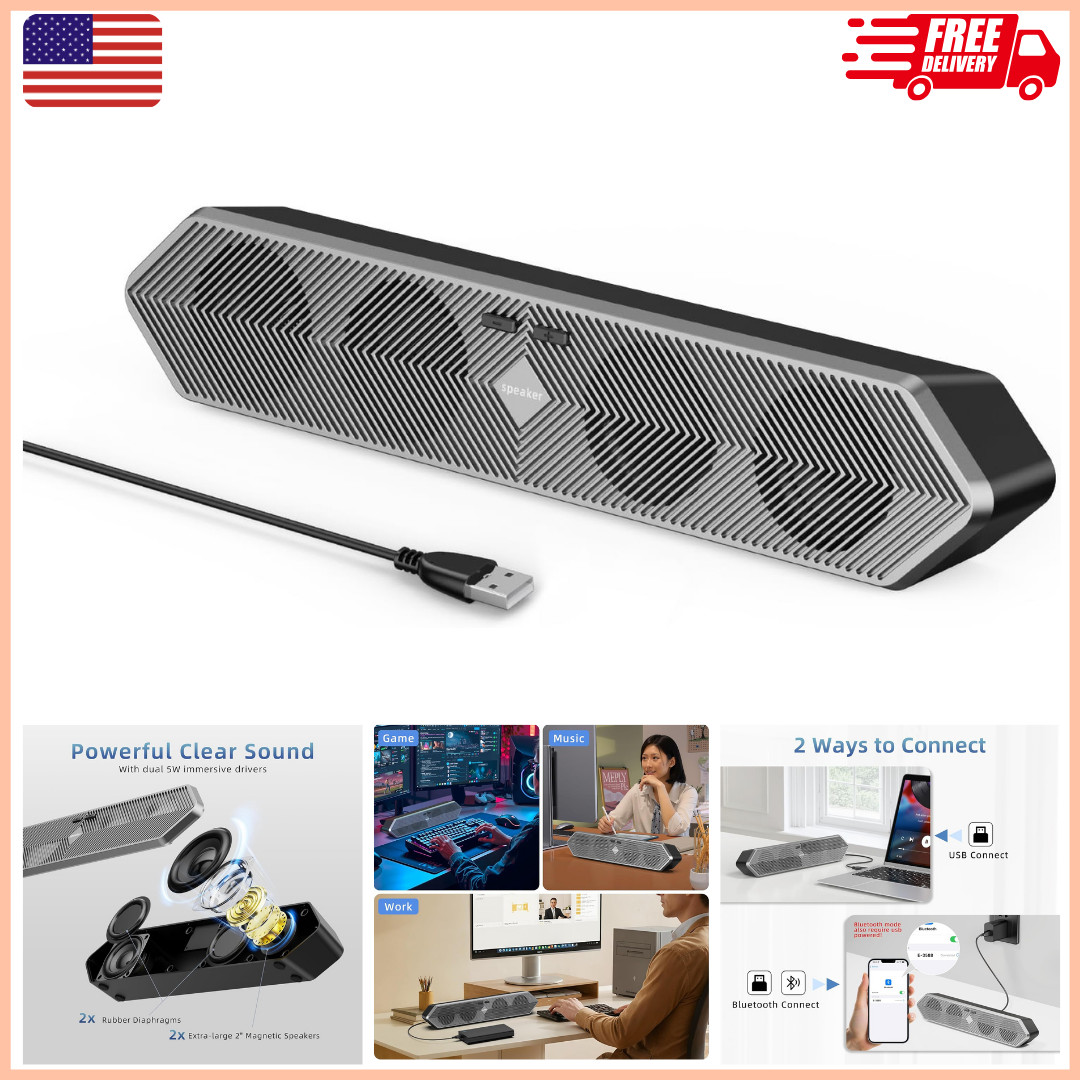 Computer Speakers,Computer Speakers for Desktop Pc,Desktop Speakers,Small Comput