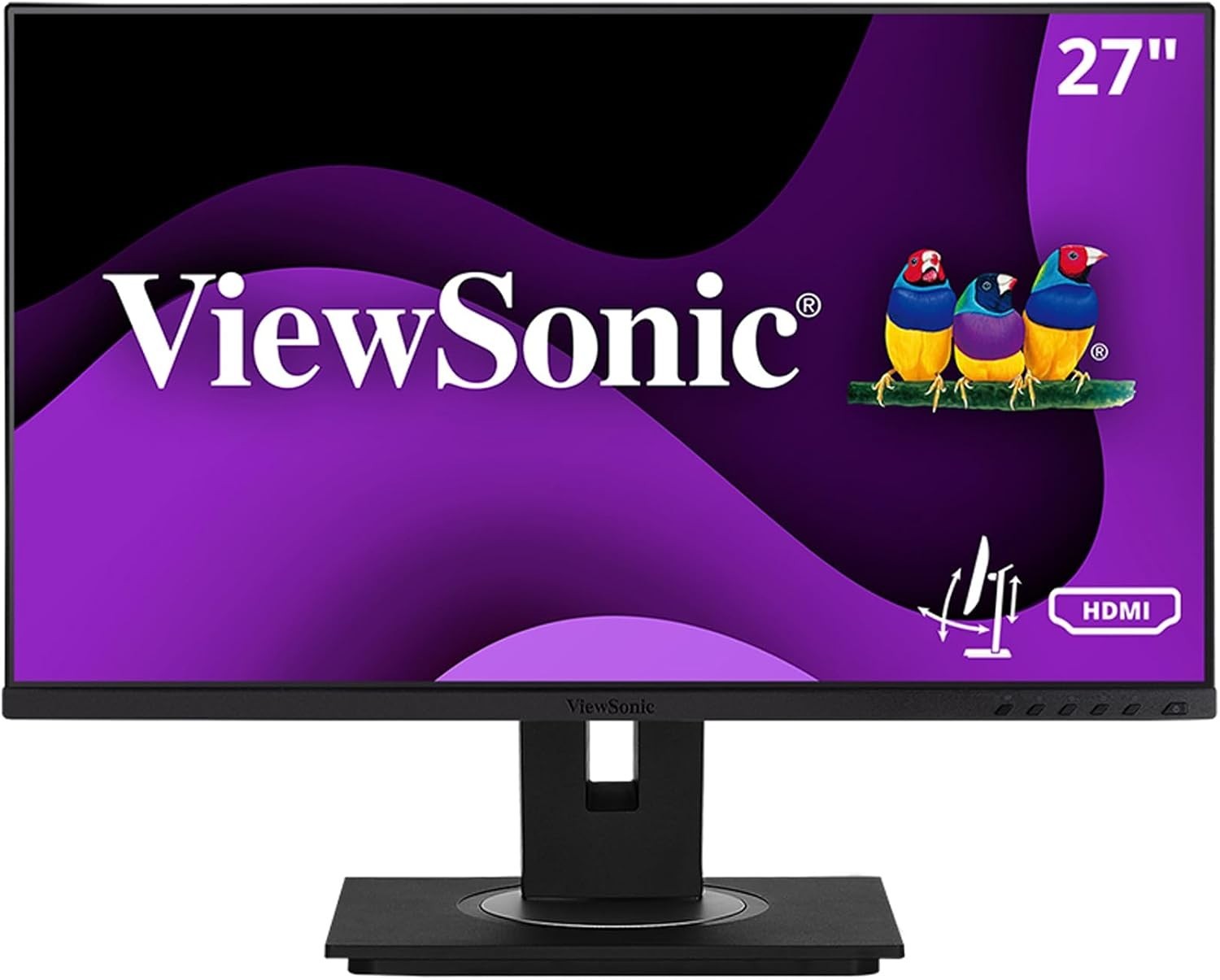 ViewSonic VG2748A 27 Inch IPS 1080p Ergonomic Monitor with Ultra-Thin Bezels, HD