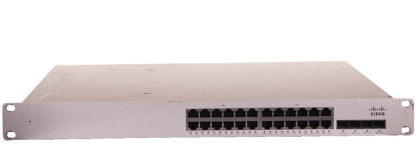 Cisco Meraki MS350 Series 24 Port POE Network Switch MS350-24X Unclaimed w/ PSU