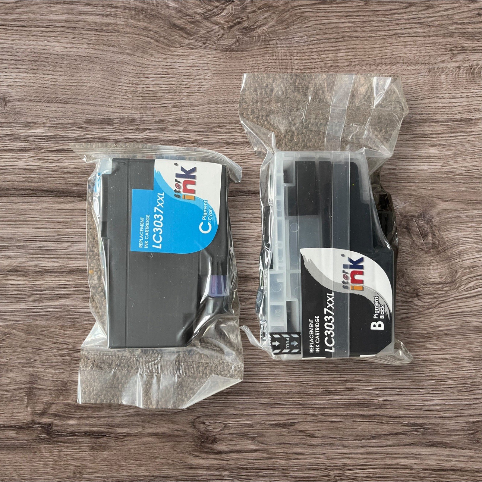 Compatible Brother LC3037 XXL Ink Cartridge Bundle Black And Cyan