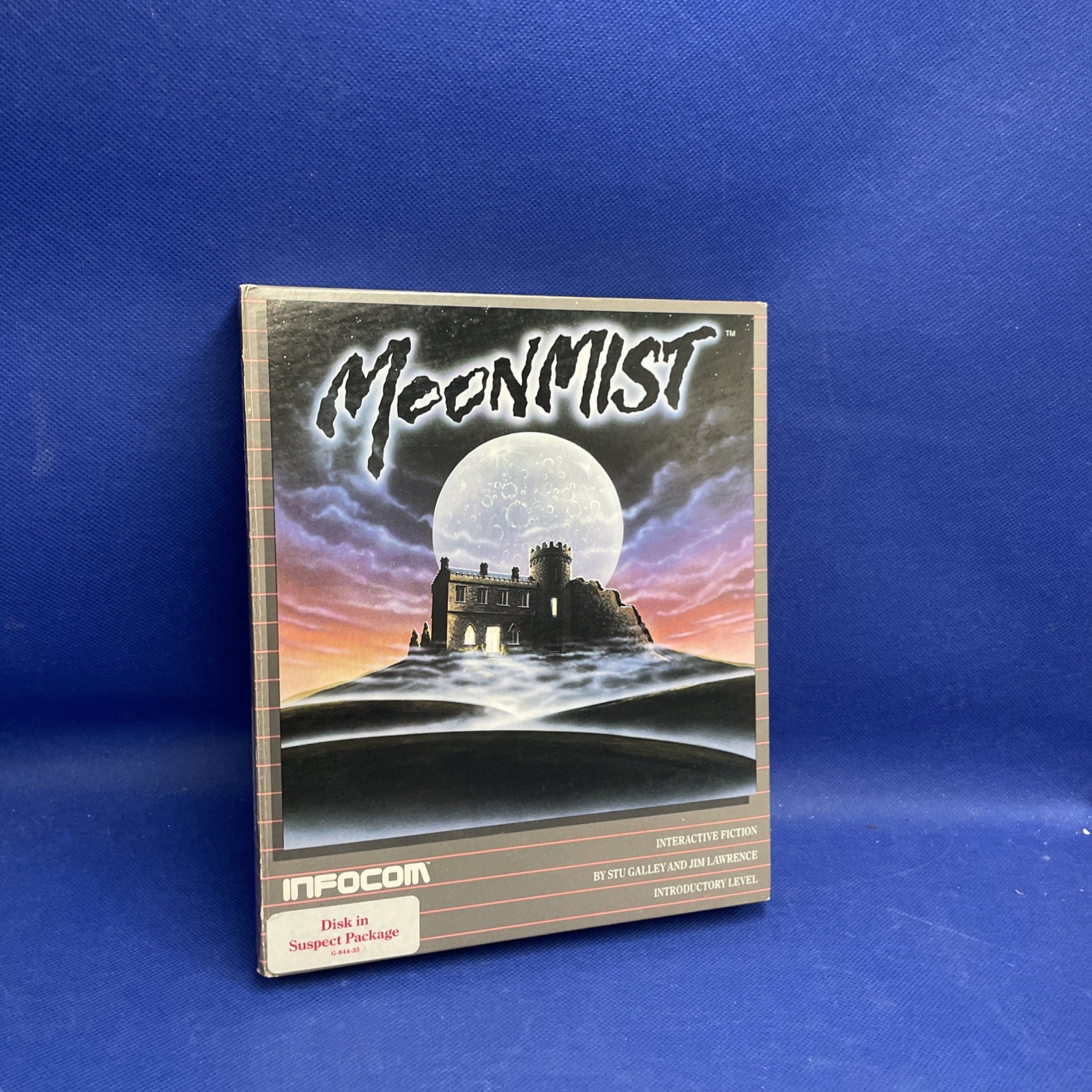 Moonmist Atari XL/XE Series Infocom Game Disk With Box + Extras See Pics