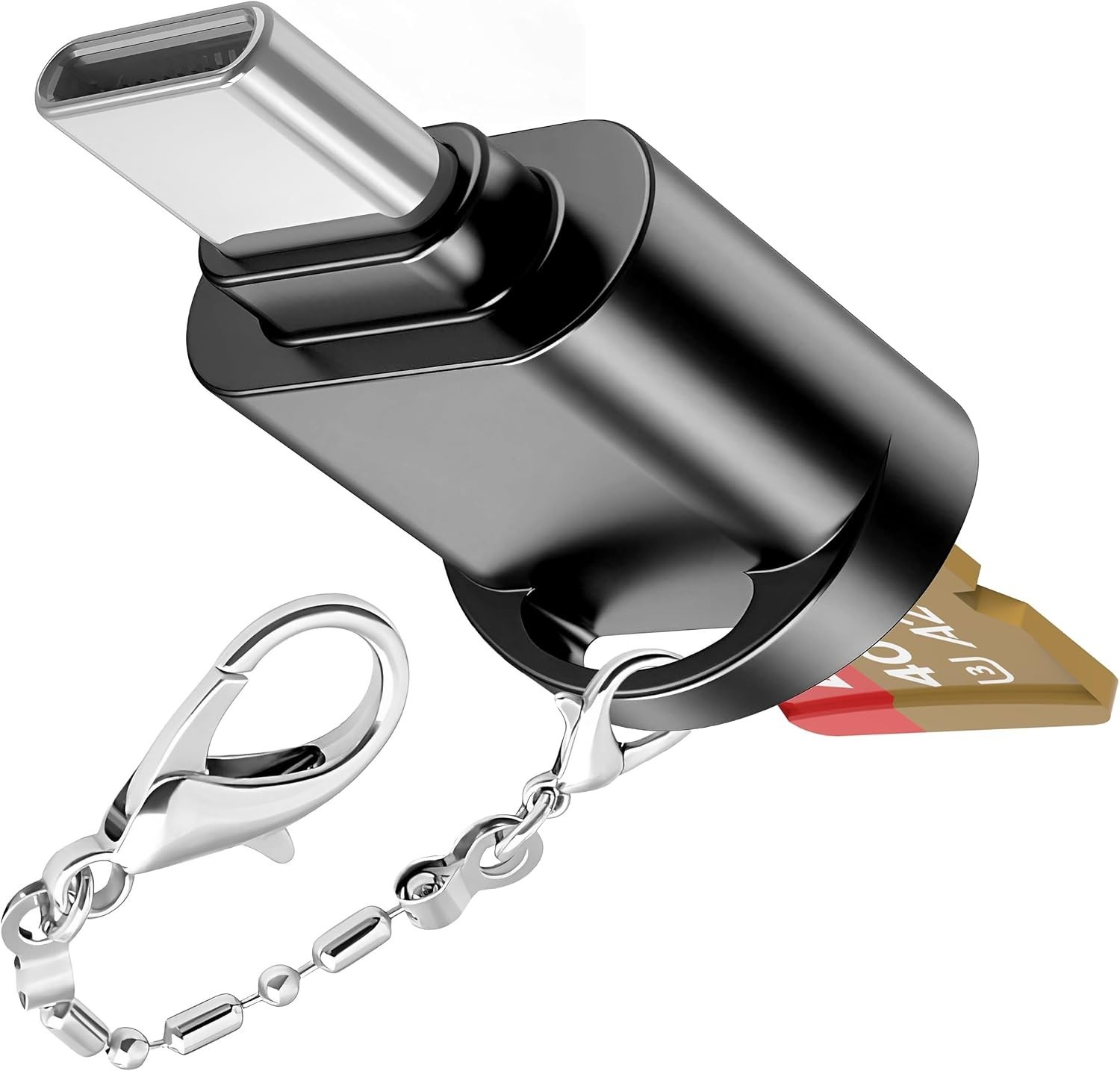 Adaptador USB-C a Micro SD Lector de Tarjetas de Memoria para PC Laptop Telefono