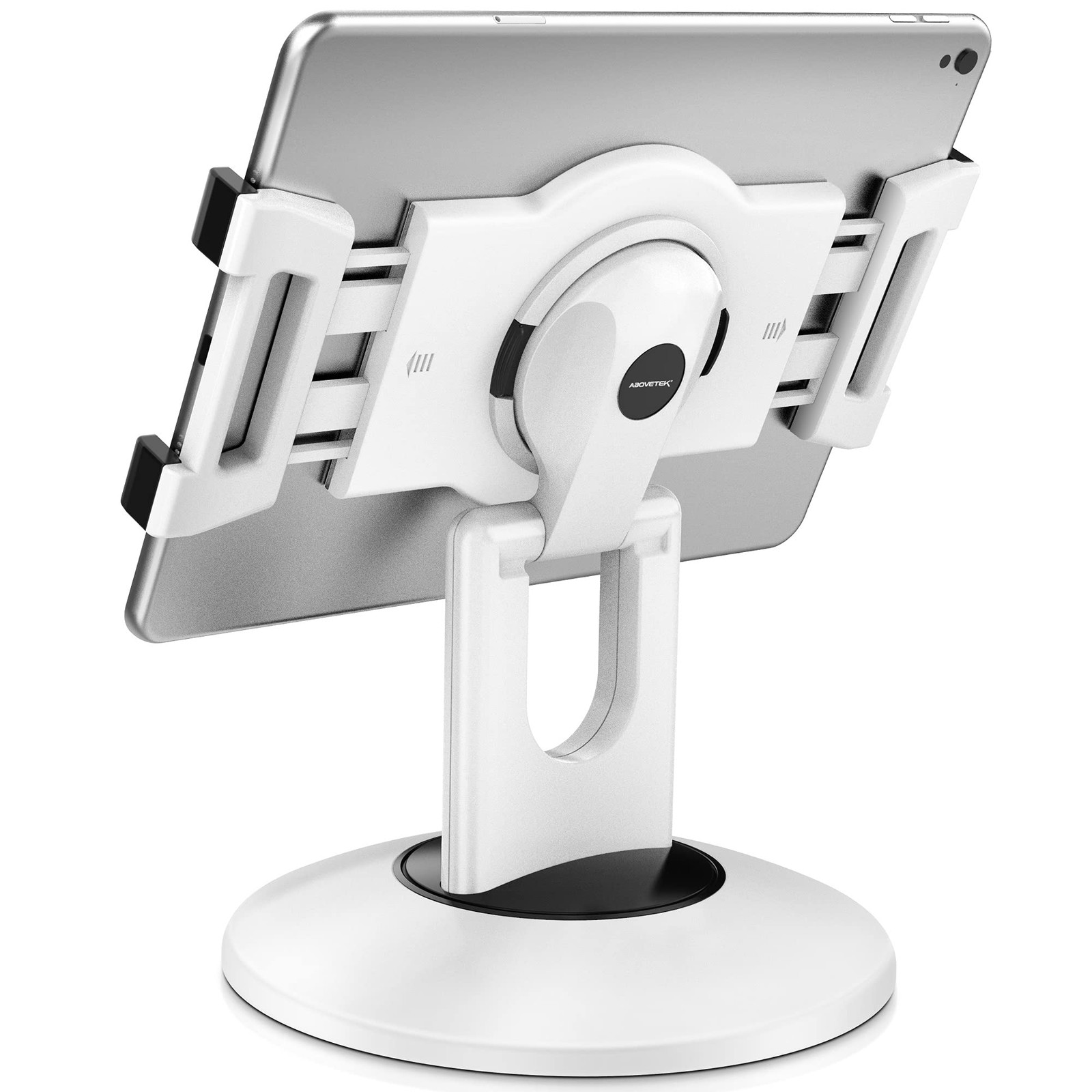 AboveTEK Retail Kiosk iPad Stand, 360° Rotating Commercial POS Tablet Stand, ...