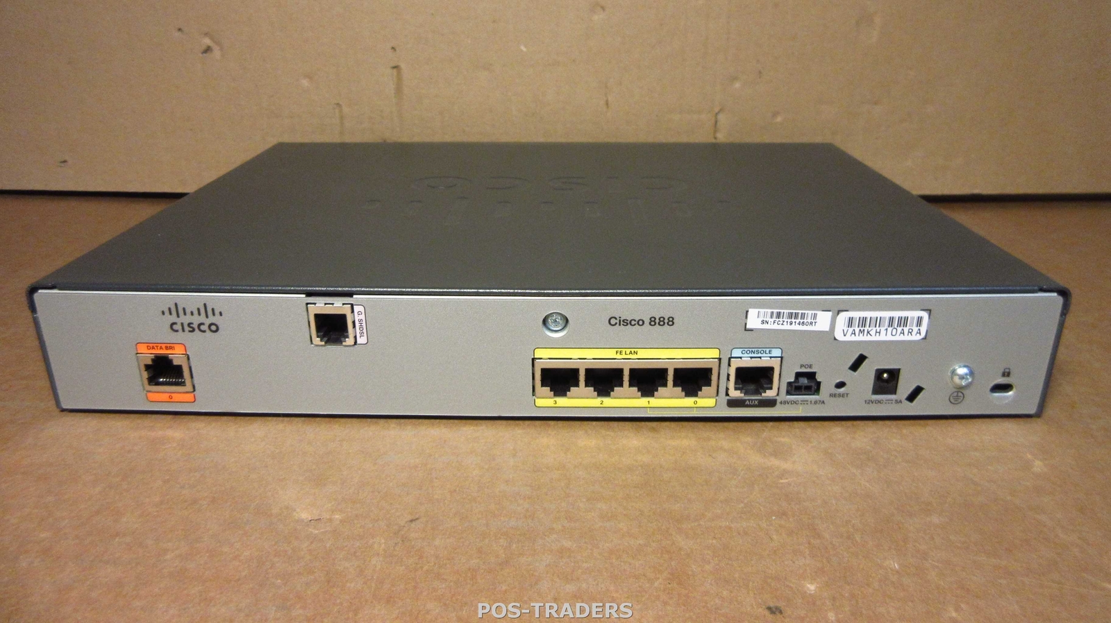 CISCO 888 888-K9 V01 Integrated Services Router ISR G.SHDSL VPN - EXCL PSU