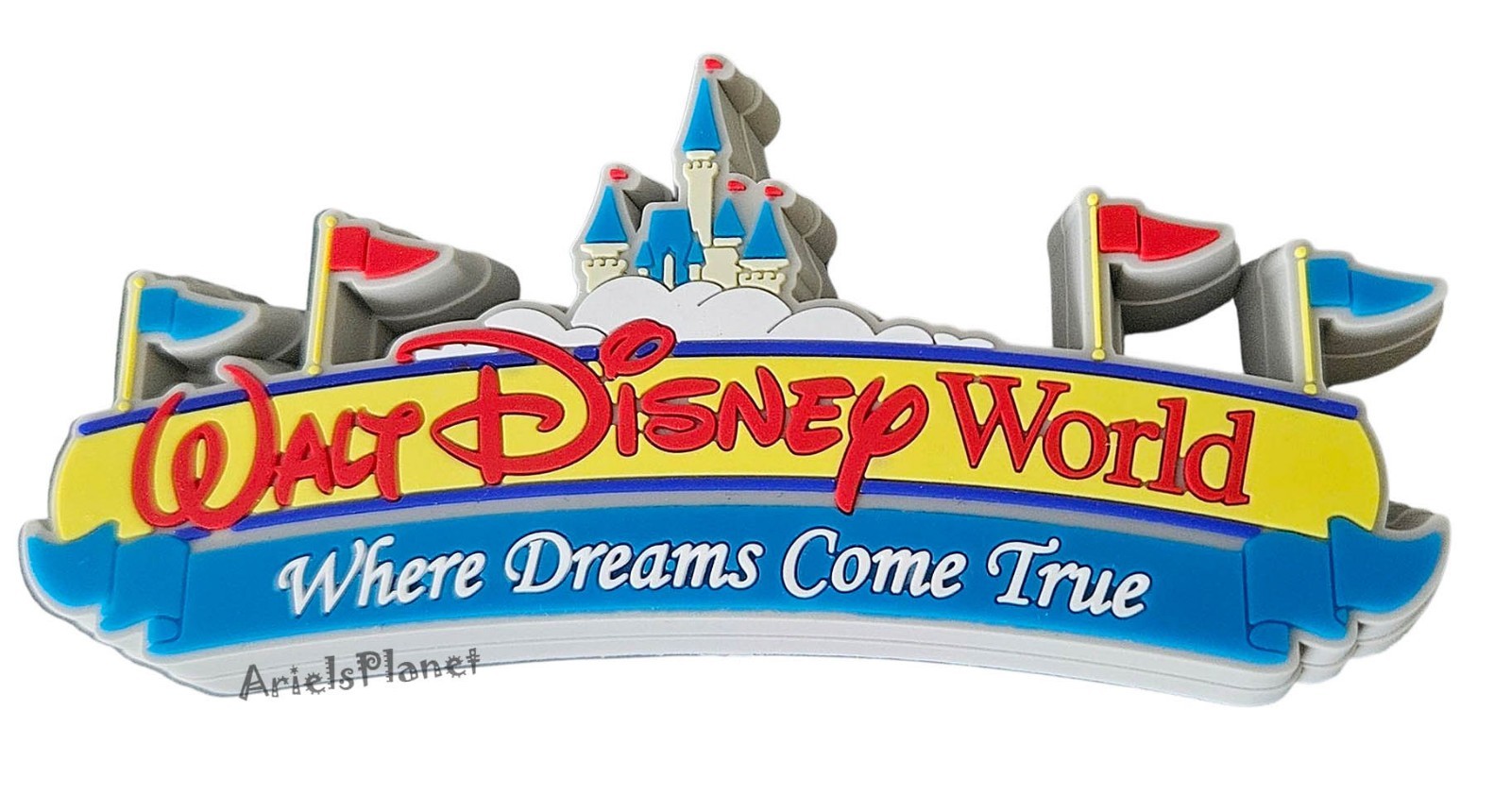 2026 Walt Disney World Parks Where Dreams Come True Castle Rubber Fridge Magnet