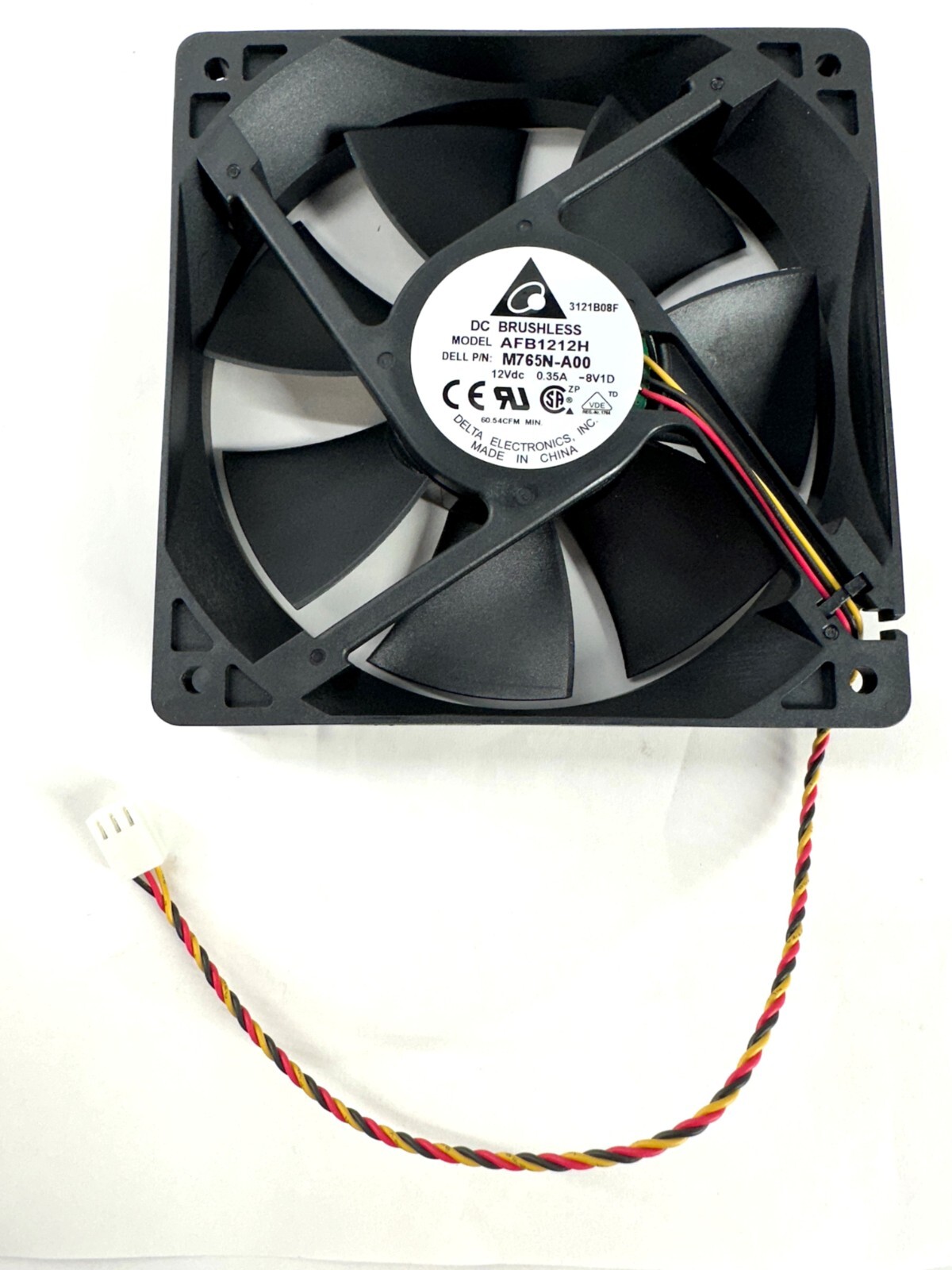 New DELTA AFB1212H 12V 0.35A 12CM 12025 COOLING FAN 3PIN CONNECTOR  DPN M765N-A0