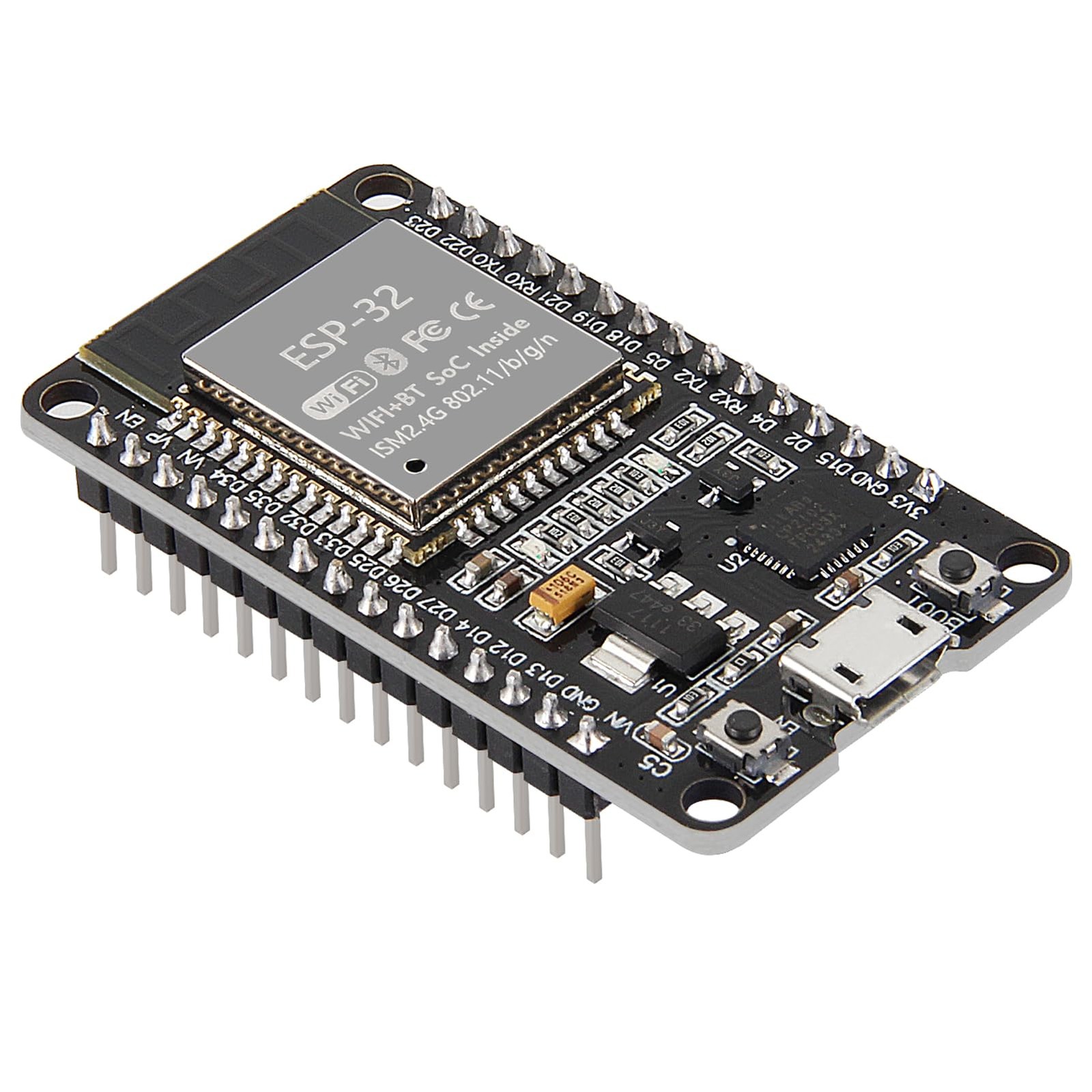 Development Board ESP-WROOM-32 ESP32 ESP-32S 2.4GHz WiFi Bluetooth 1 PCS