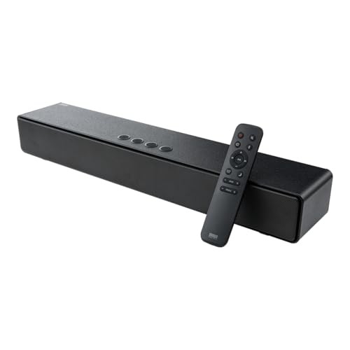 Sanwa Direct Soundbar for TV/PC 60W 50cm Wide HDMI ARC Bluetooth Optical Digital