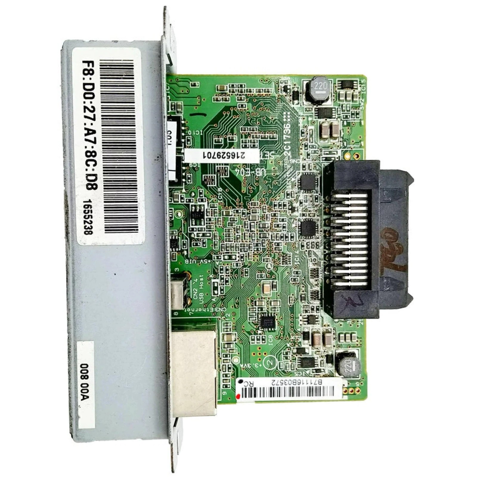 UB-E04 M329A Ethernet Interface Card For Epson TM-T88VII TM-U220PB TM-J7100
