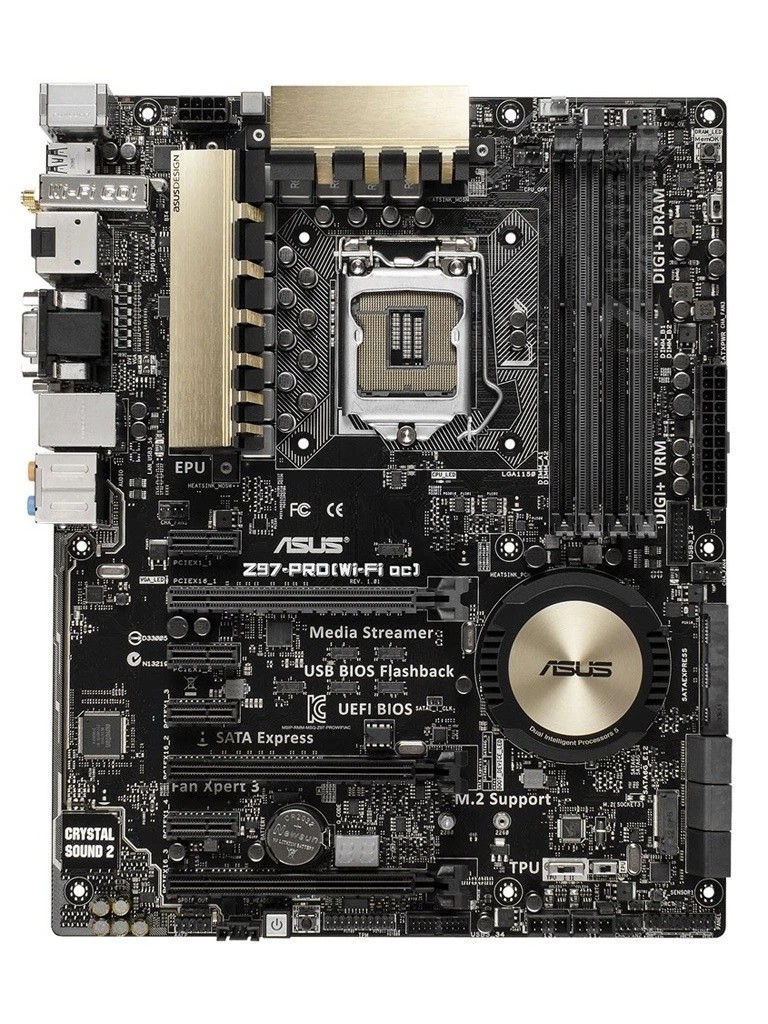 For Asus Z97-PRO(Wi-Fi ac) Motherboard LGA1150 DDR3 ATX Mainboard