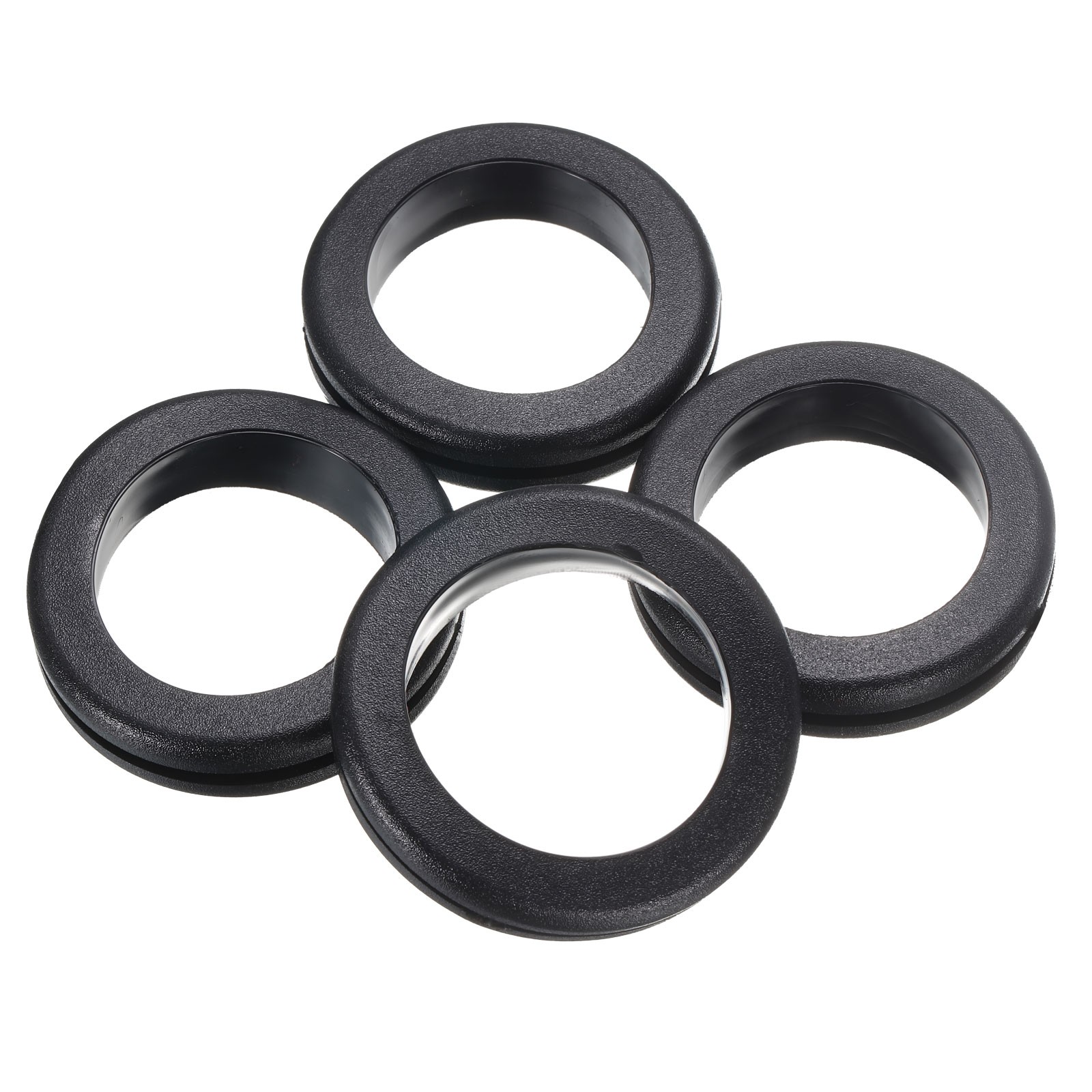 4Pcs, 40x45mm Rubber Grommets, Firewall Grommet Automotive for Wiring, Black