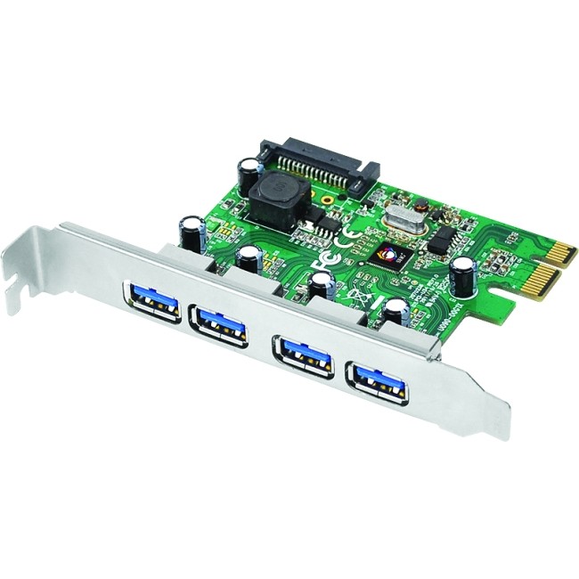SIIG 4-Port USB 3.0 PCIe (jup40412s1)