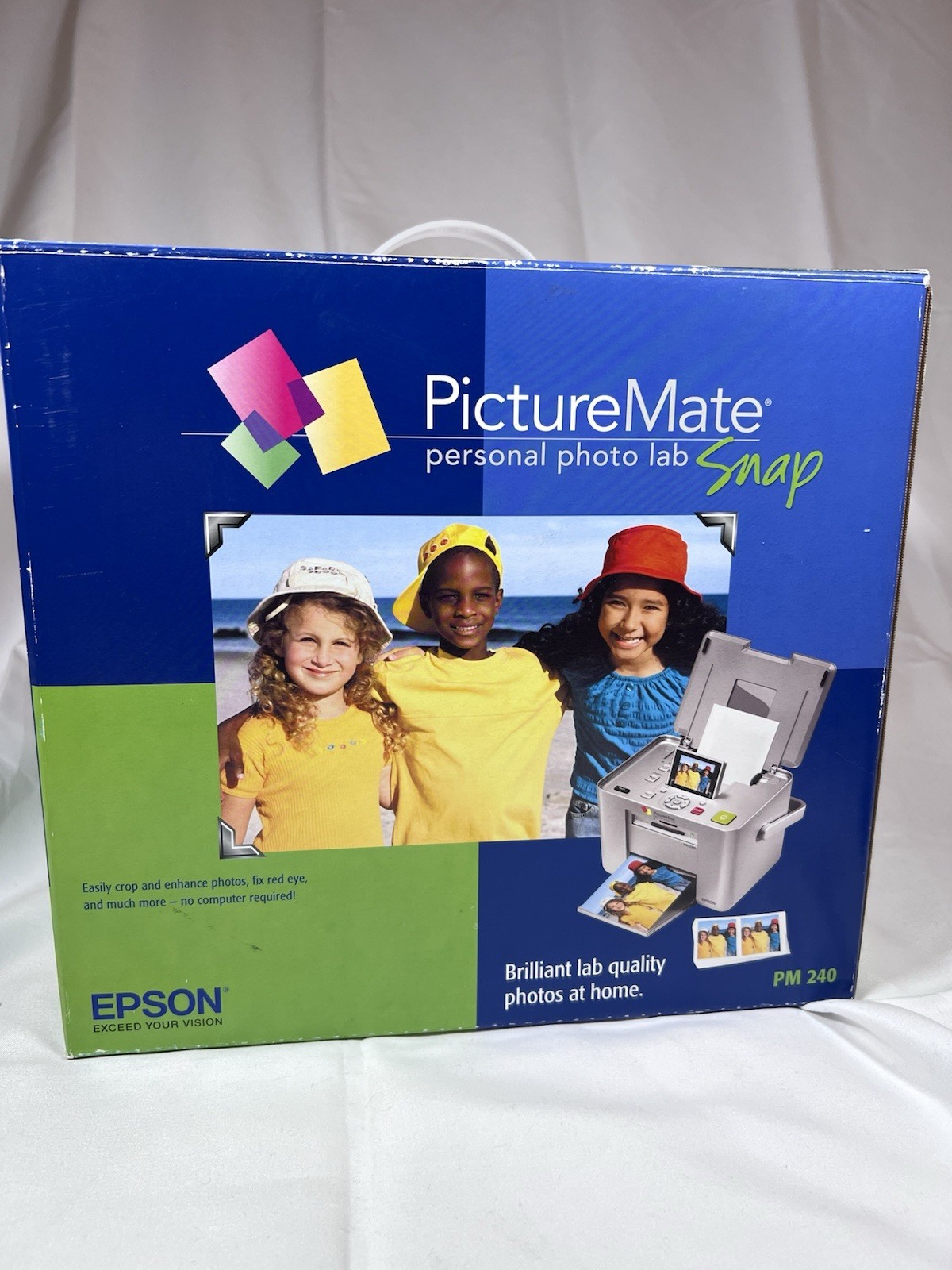 Epson PictureMate PM240 Personal Photo Lab Digital Portable Printer With Box