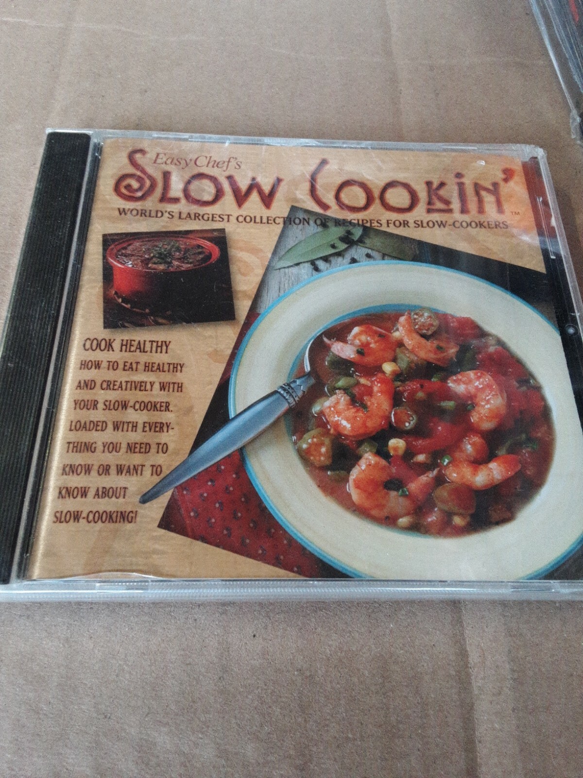 Easy Chef's Slow Cookin' For Slow Cookers (PC CD Rom, 2005) new sealed shelf148