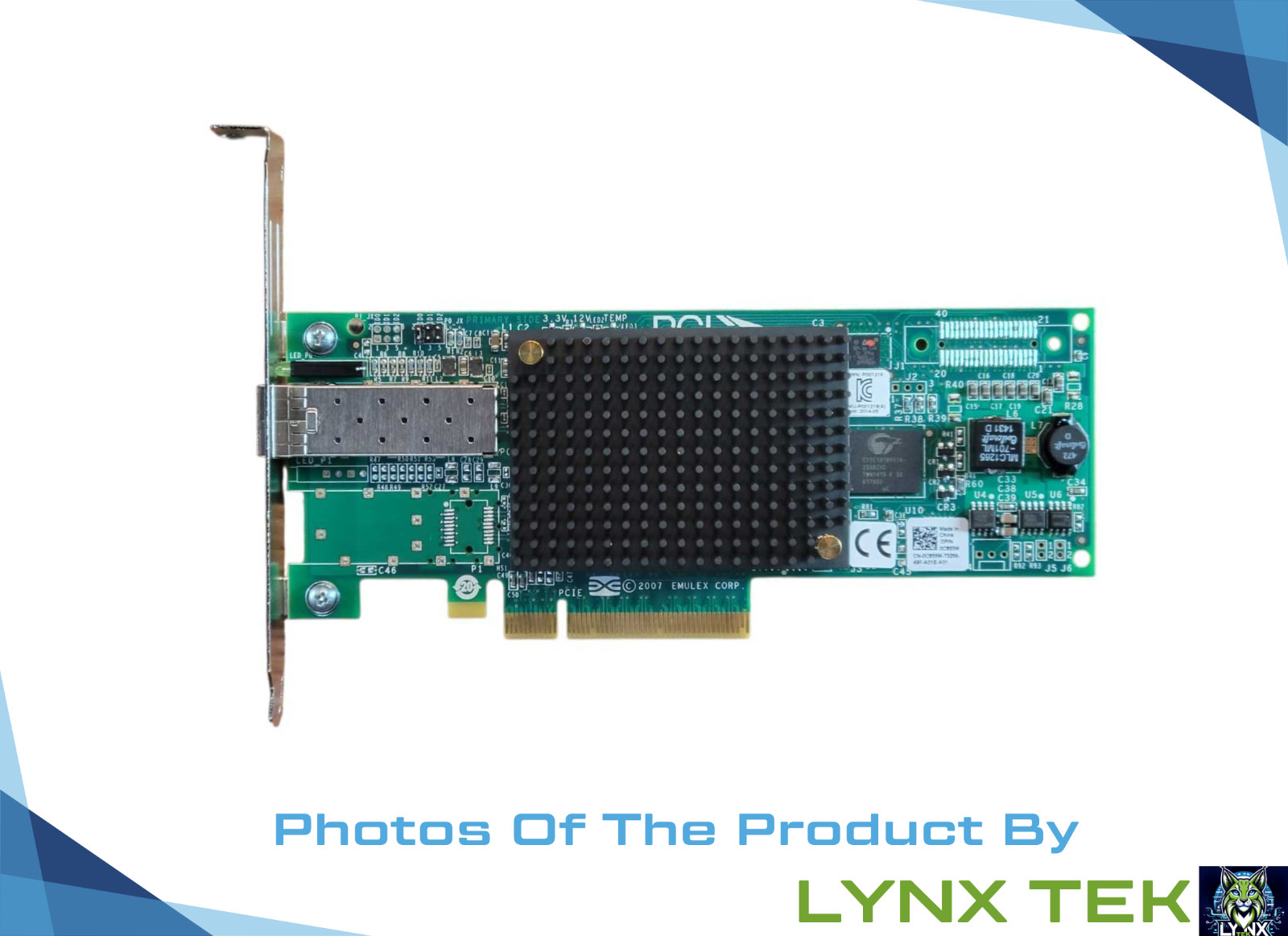 2x Dell 0C855M Emulex LPe12000-E 8Gb Single Port Fibre Channel PCIe 2.0 x8 HBA