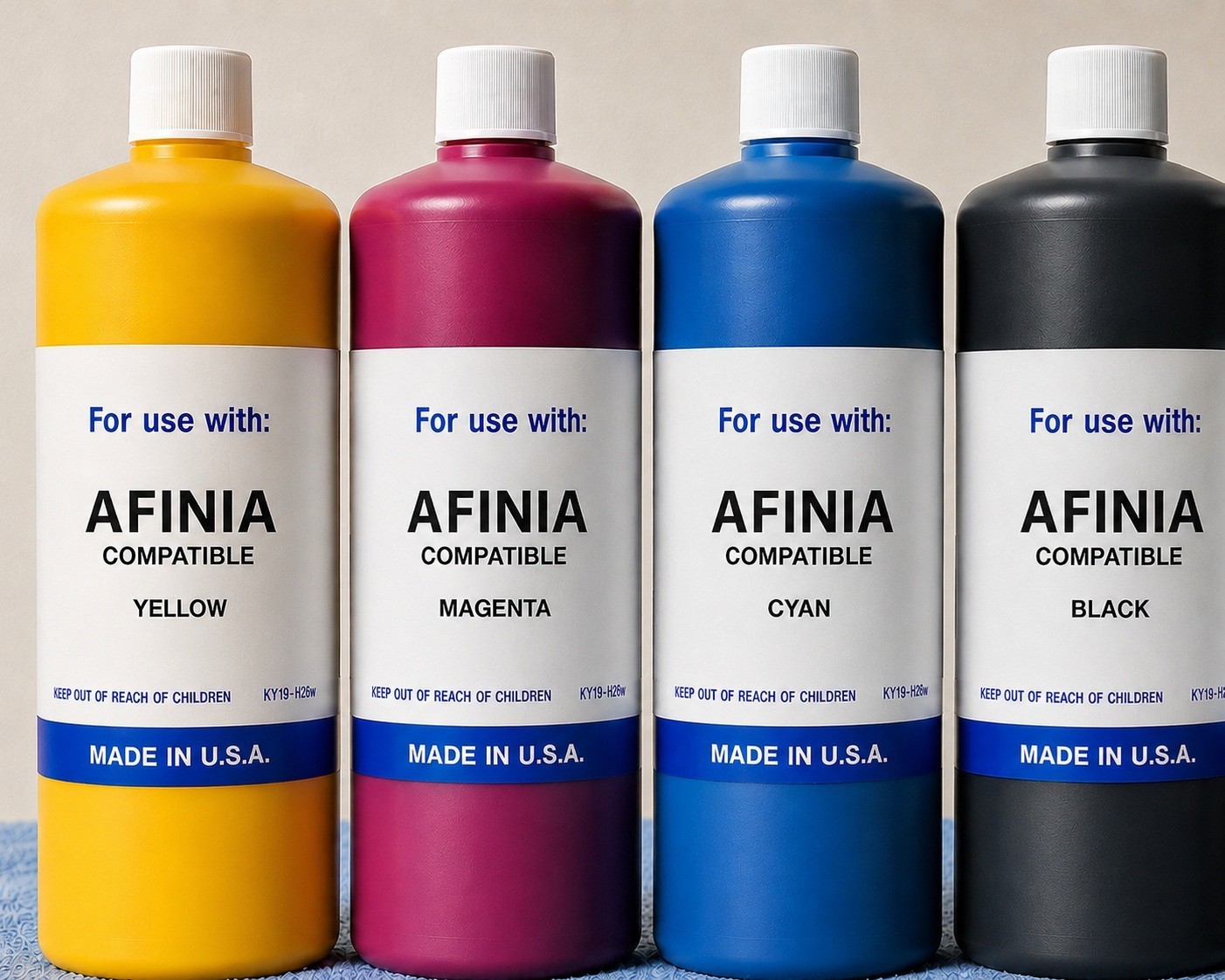 4 PREMIUM COMPATIBLE BULK INK REFILL  Afinia X350  x 350 PIGMENT CYMK 4 LITERS