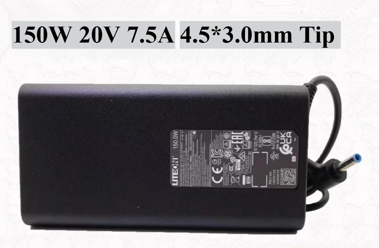 Liteon 20V 7.5A 150W Adapter Charger PA-1151-76 for Gigabyte 2024 Laptop 4.5mm