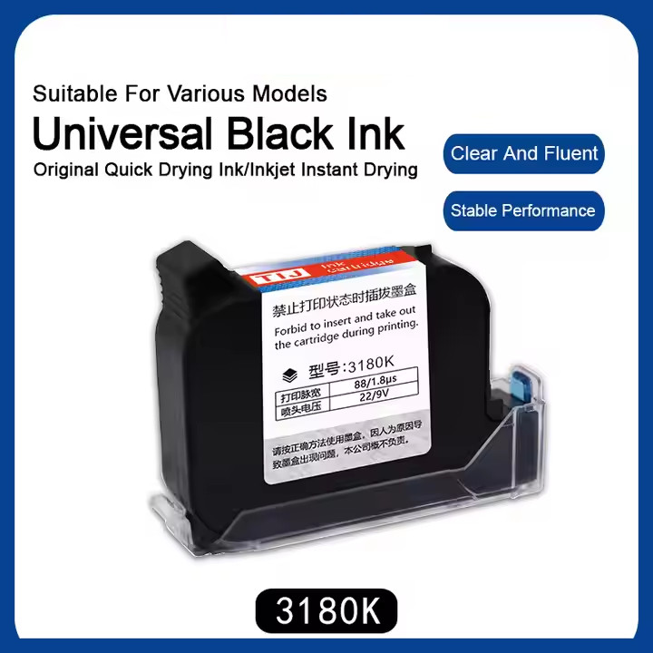 3PCSHandheld Thermal Inkjet Printe Quick-Drying Solvent Ink Cartridge