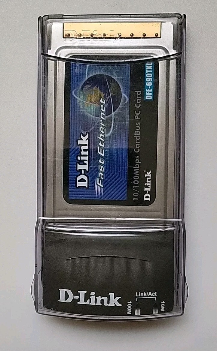 D-Link Fast Ethernet 10/100mbps Cardus PC Card - DFE-690TXD With The Case 