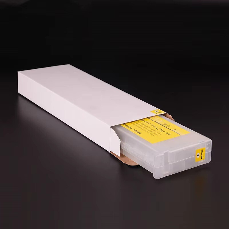 2PC White Empty Ink Cartridge for F2100 F2000 DTG Printer 600ML/PC