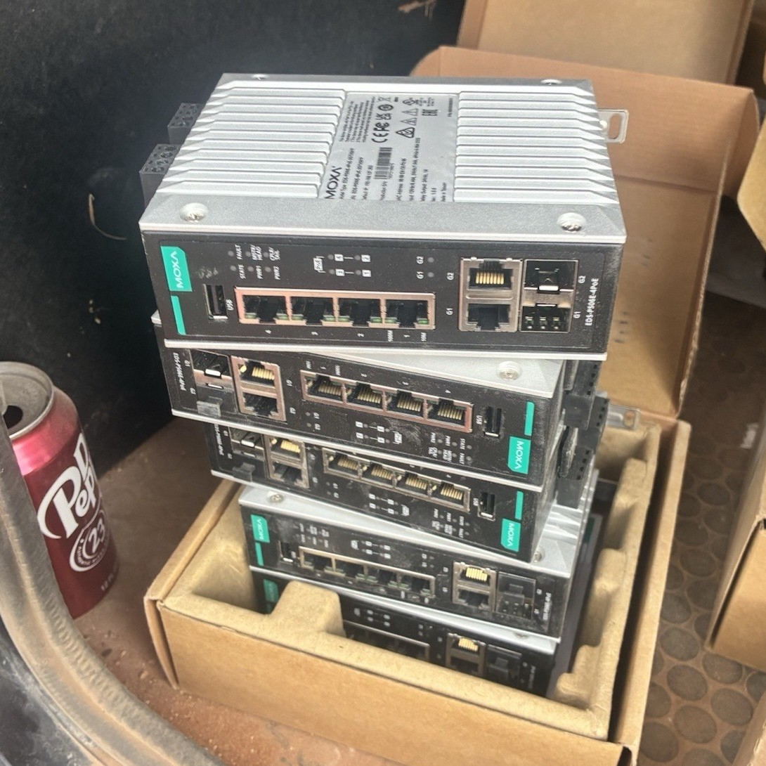 Moxa switches and power supplies. Multiple of each. Private message for info