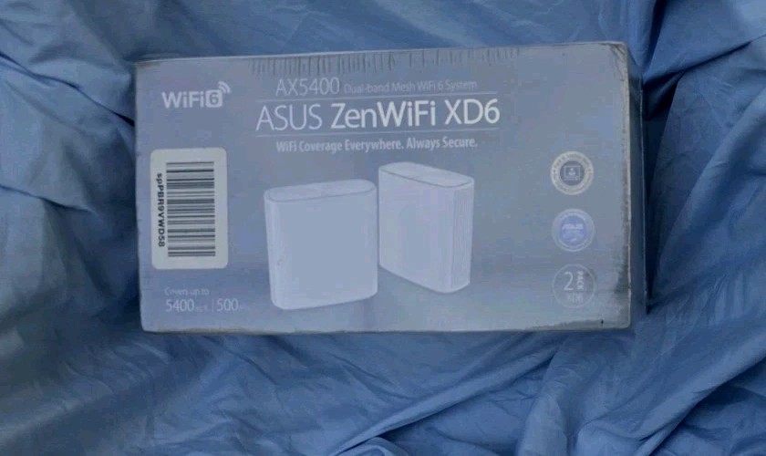 ASUS ZenWiFi XD6 AX5400 Dual Band WiFi 6 Mesh Router 4x1Gig Ports, Pack Of 2