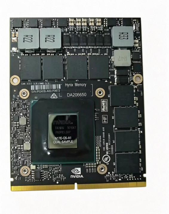 NVIDIA Quadro P5000 MXM GPU,16GB GDDR5,N17E‑Q5‑A1 Mobile Workstation Card