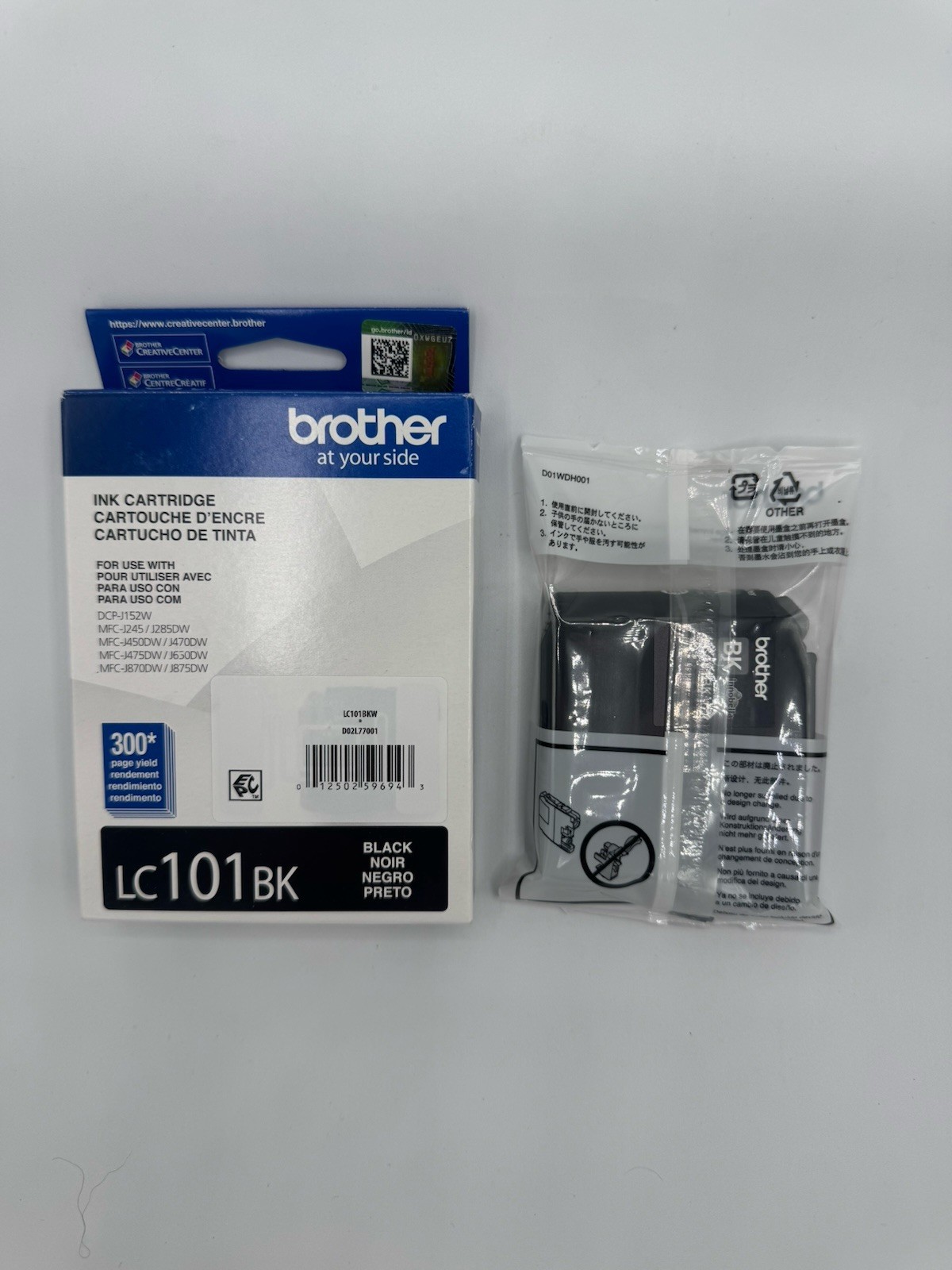 NEW SEALED Genuine Original Brother LC101BK Ink Cartridge Black EXP 11/25