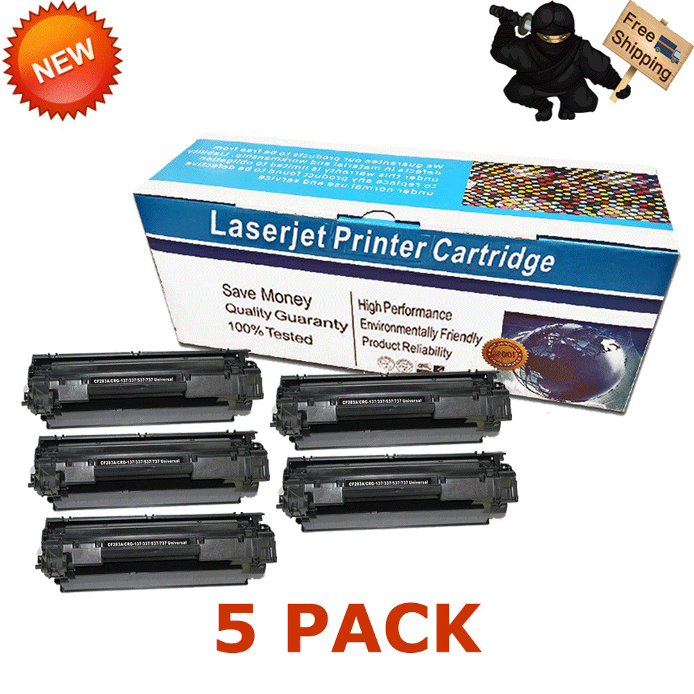 5x CRG137 Toner for Canon imageCLASS MF212w MF227dw MF244dw MF247dw MF216n D570