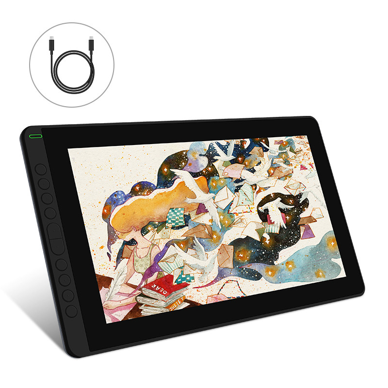 HUION KAMVAS 16 2021 Graphics Drawing Tablet 120% sRGB 15.6 inch