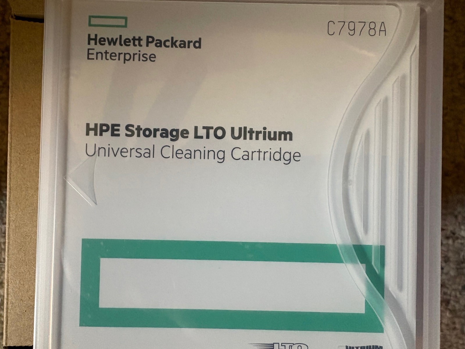HPE LTO Cleaning Tape Cartridge # C7978A Universal Tape Drive - Brand New