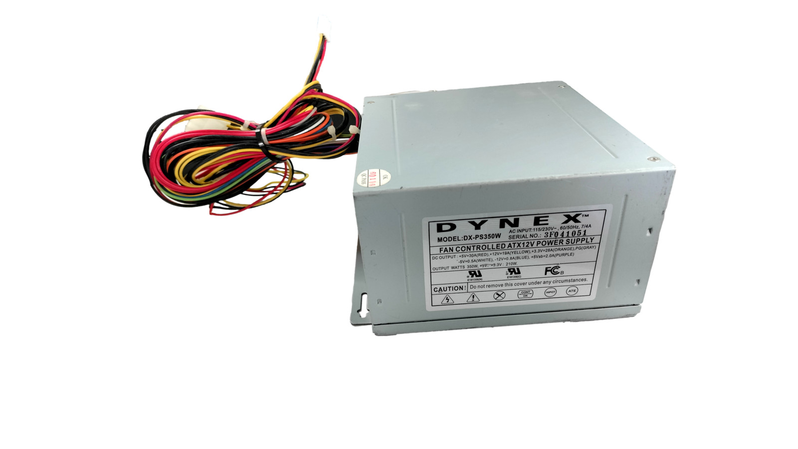 Dynex Power Supply DX-PS350W 3F041051 350W