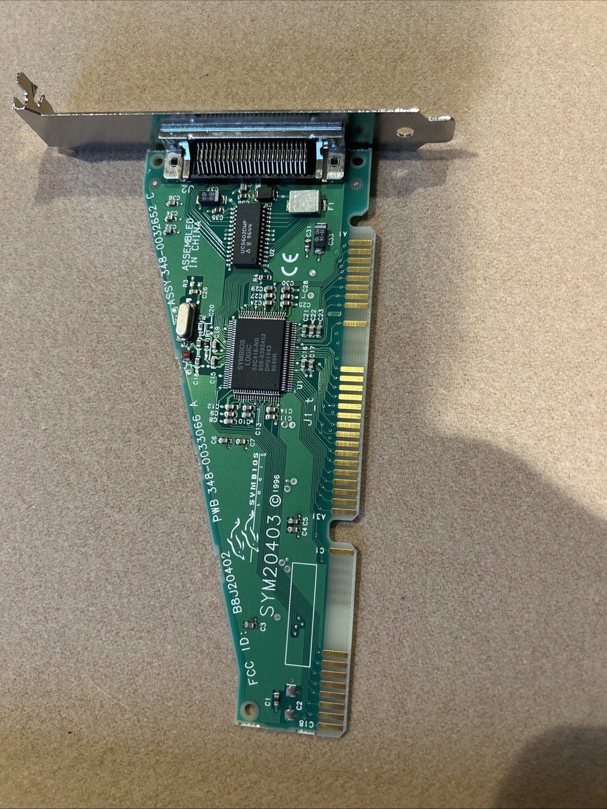 Vintage Symbios Logic ISA 50-Pin SCSI Controller Card SYM20403