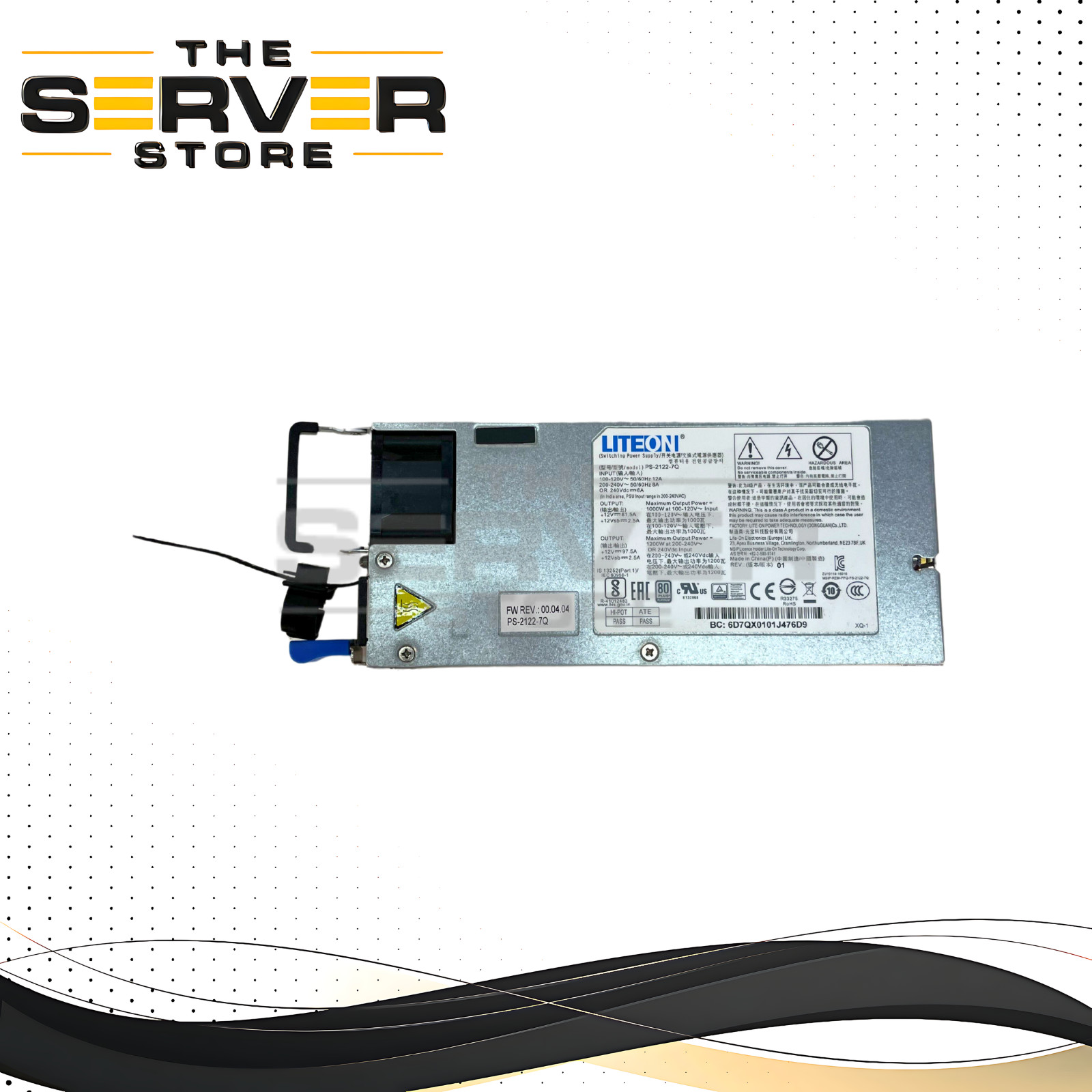 LiteOn Switching Power Supply 100-120V/240V 1000W/1200W PS-2122-7Q