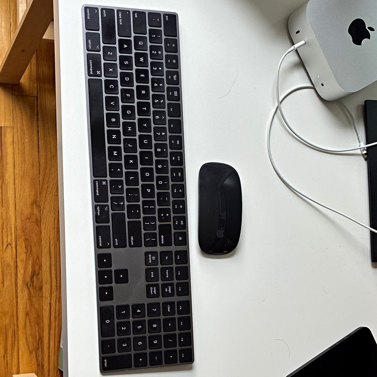Apple Magic Keyboard & Magic Mouse 2 bundle - space gray black A1843 A1657