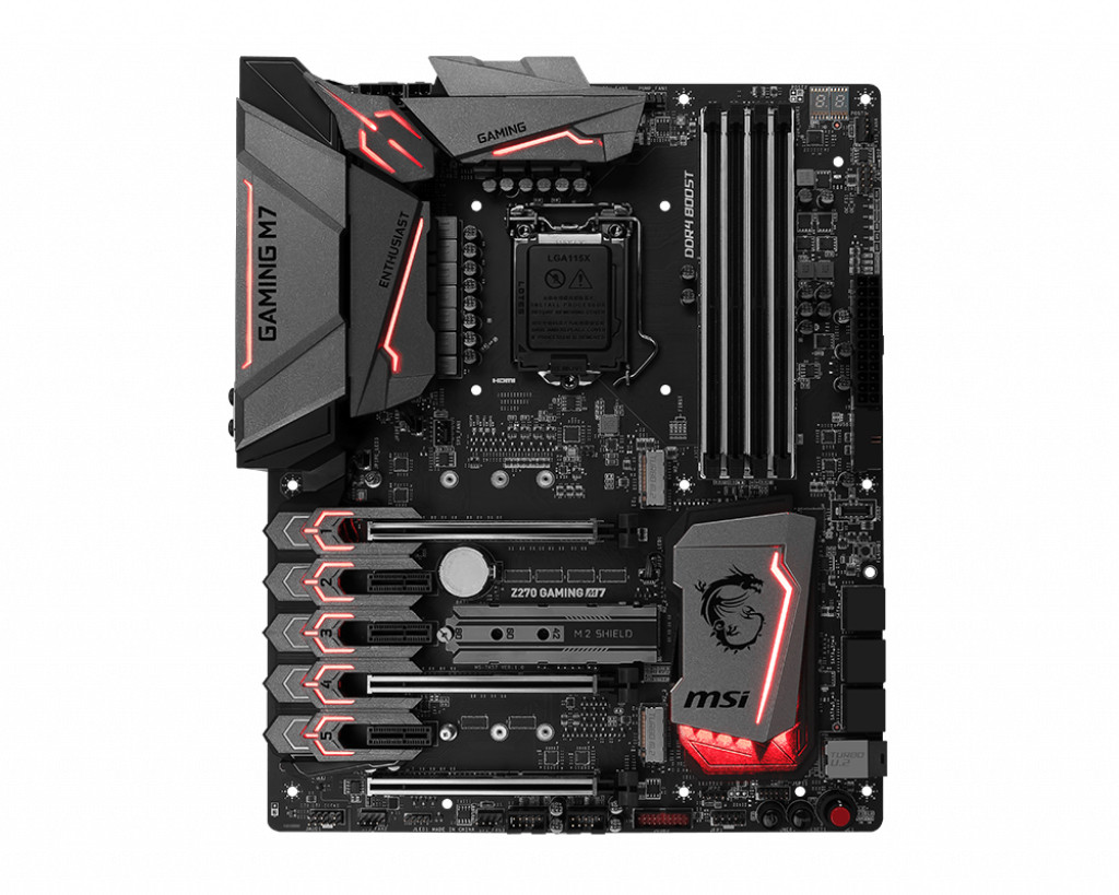 MSI Z270 GAMING M7 motherboard Z270 LGA1151 DDR4 64G DP+HDMI ATX