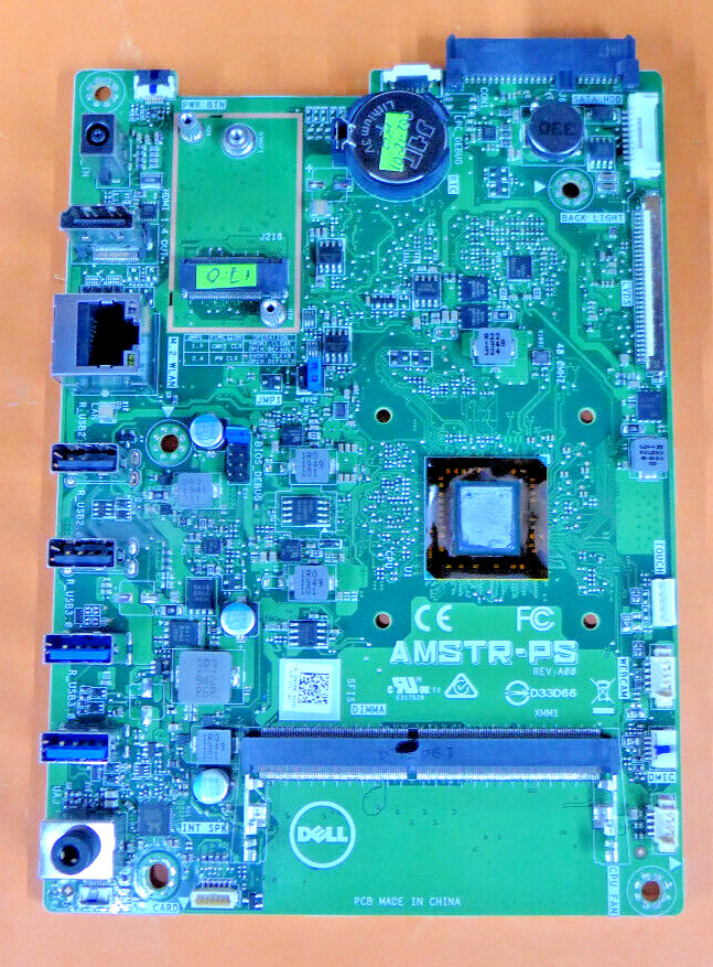 Genuine Dell Inspiron 24 3475 AIO Motherboard AMD A9-9425 3.1GHZ XKD8M
