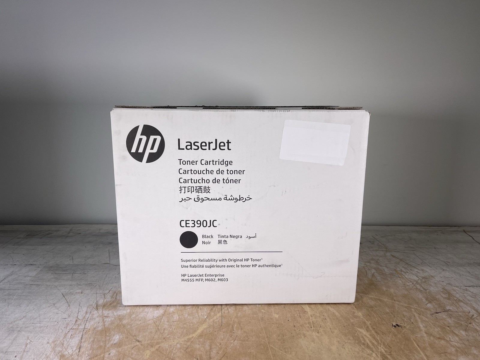 HP LASERJET CE390JC BLACK TONER CARTRIDGE - (NEW-SEALED BOX)