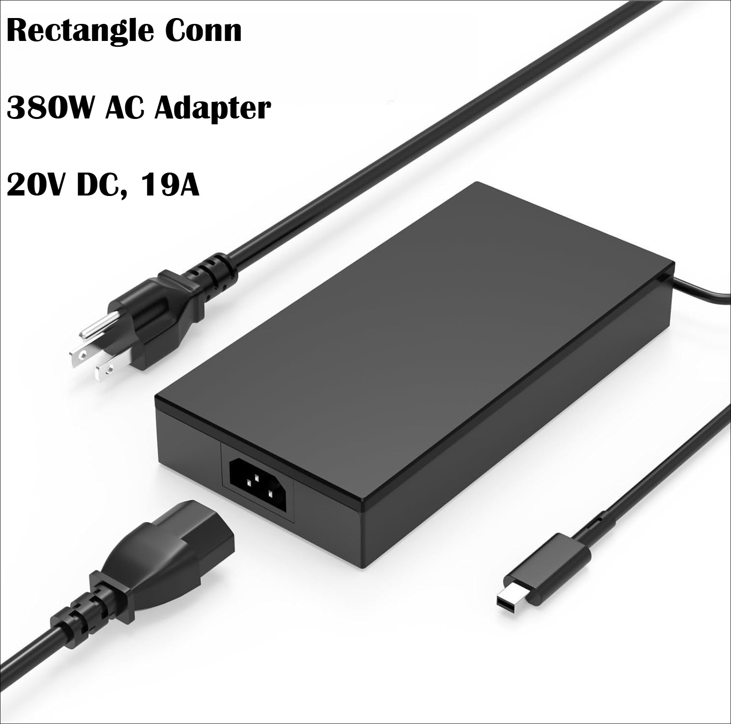 20V 19A 380W AC Adapter for ROG Strix G16 G615JHR Rectangle Conn ADP-380ABB 