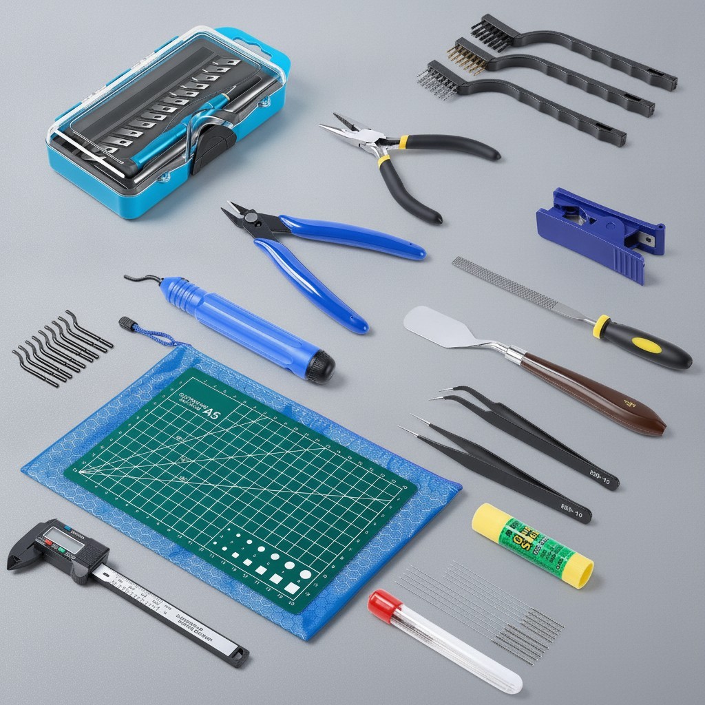 45 Pcs 3D Printer Tool Kit, Cleaning, Finishing, Measuring, Support Removal